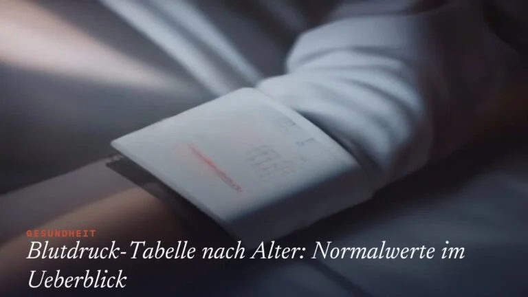 Blutdruck Tabelle Nach Alter: Normalwerte Im Überblick