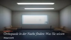 Orthopäde In Der Nähe Finden: Was Sie Wissen Müssen
